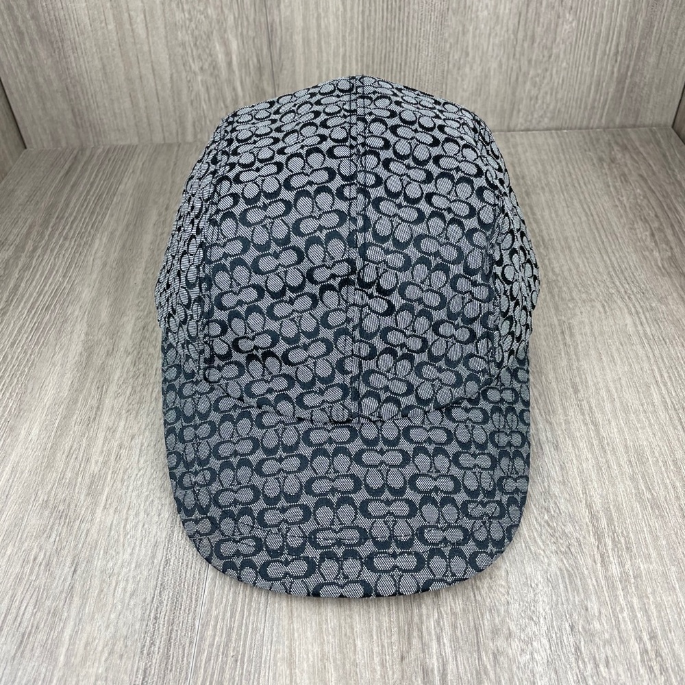 Coach Logo Women’s Small Baseball Hat Gray/Black